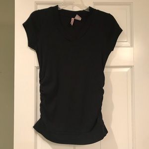 Mom’s the Word Maternity Black T-Shirt, size M